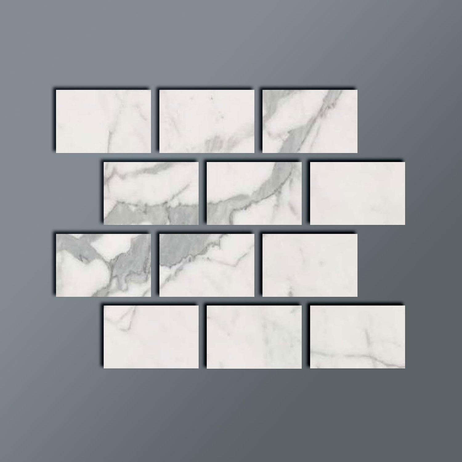 4 X 6 Italian Statuary White Marble Honed Tile