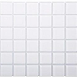 2 X 2 White Glass Mosaic Tile