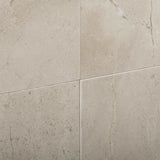 12 X 12 Crema Marfil Marble Honed Field Tile