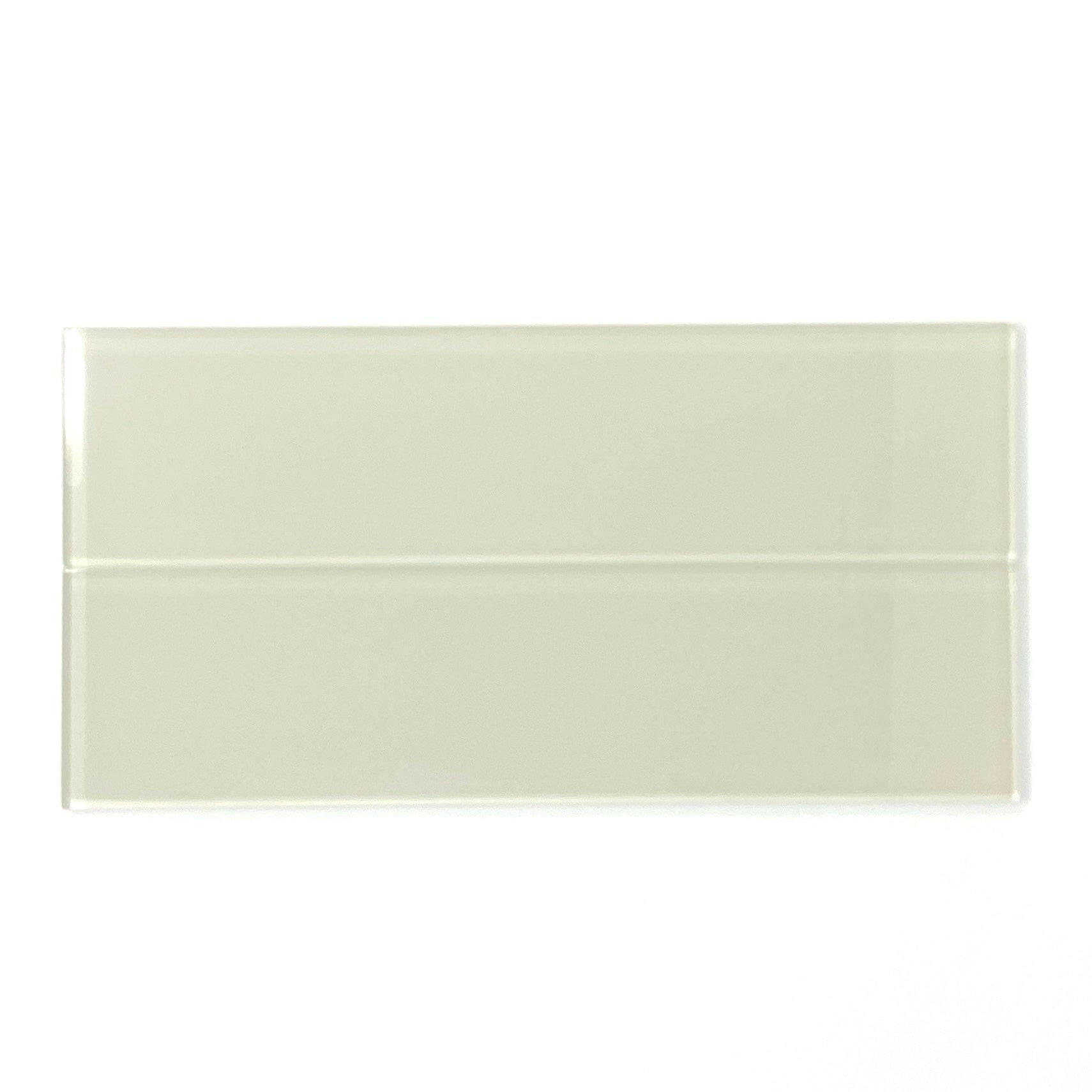 3 X 12 Cream Beige Glass Subway Tile - Rainbow Series-Glass Tile-American Tile Depot