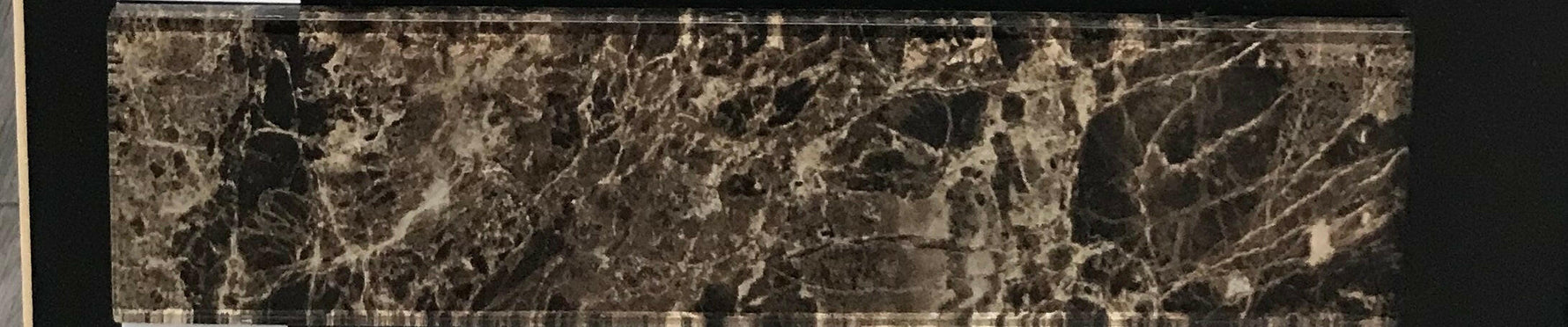 3 X 12 Emperador Marble Look Glass Subway Tile-Glass Tile-American Tile Depot