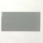 3 X 12 Mist Gray Glass Subway Tile - Rainbow Series-Glass Tile-American Tile Depot