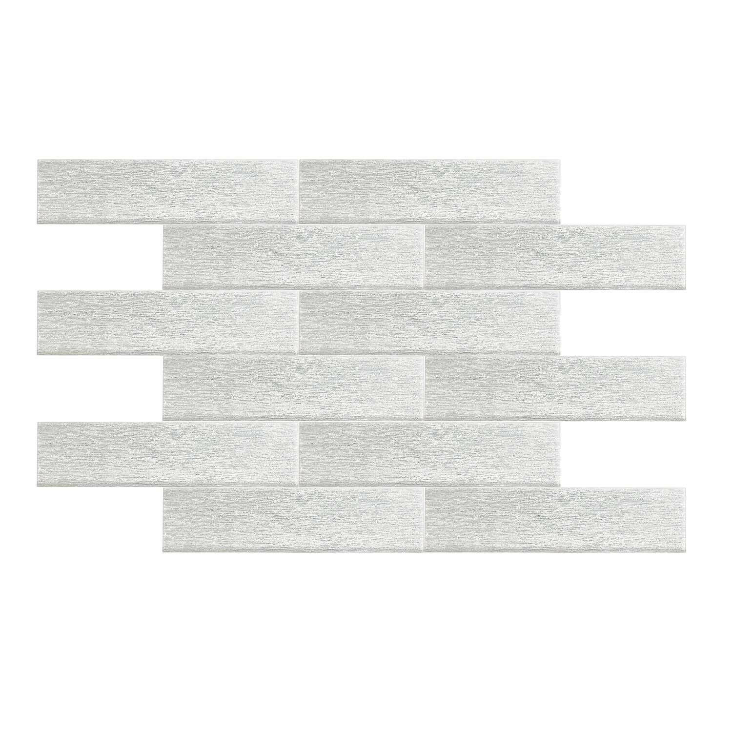 3 X 12 Silver Star Light Glass Subway Tile-Glass Tile-American Tile Depot