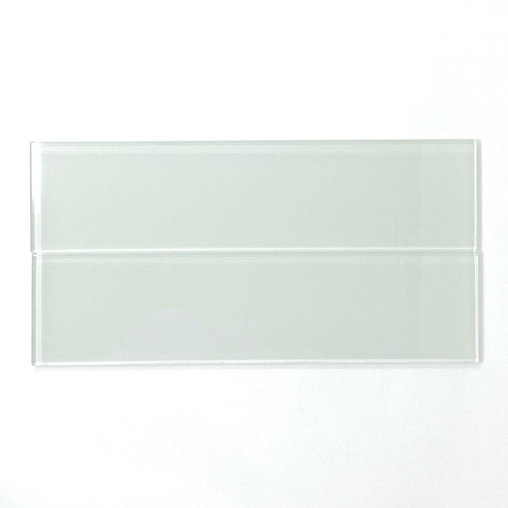 3 X 12 White Glass Subway Tile - Rainbow Series-Glass Tile-American Tile Depot