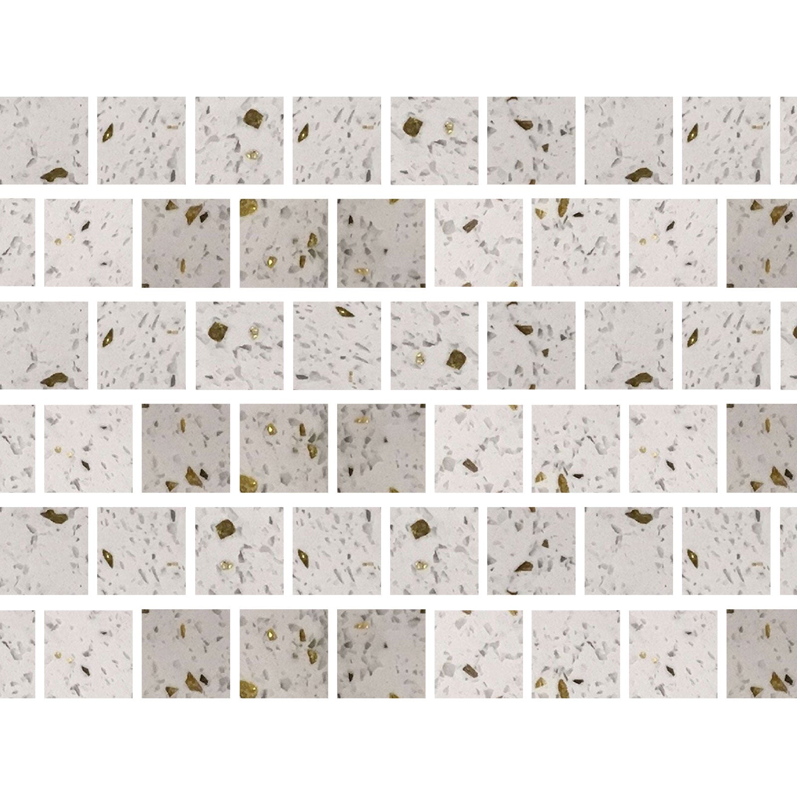 3 X 3 Terrazzo Gold Marble Polished Field Tile-Marble Mosaic-American Tile Depot