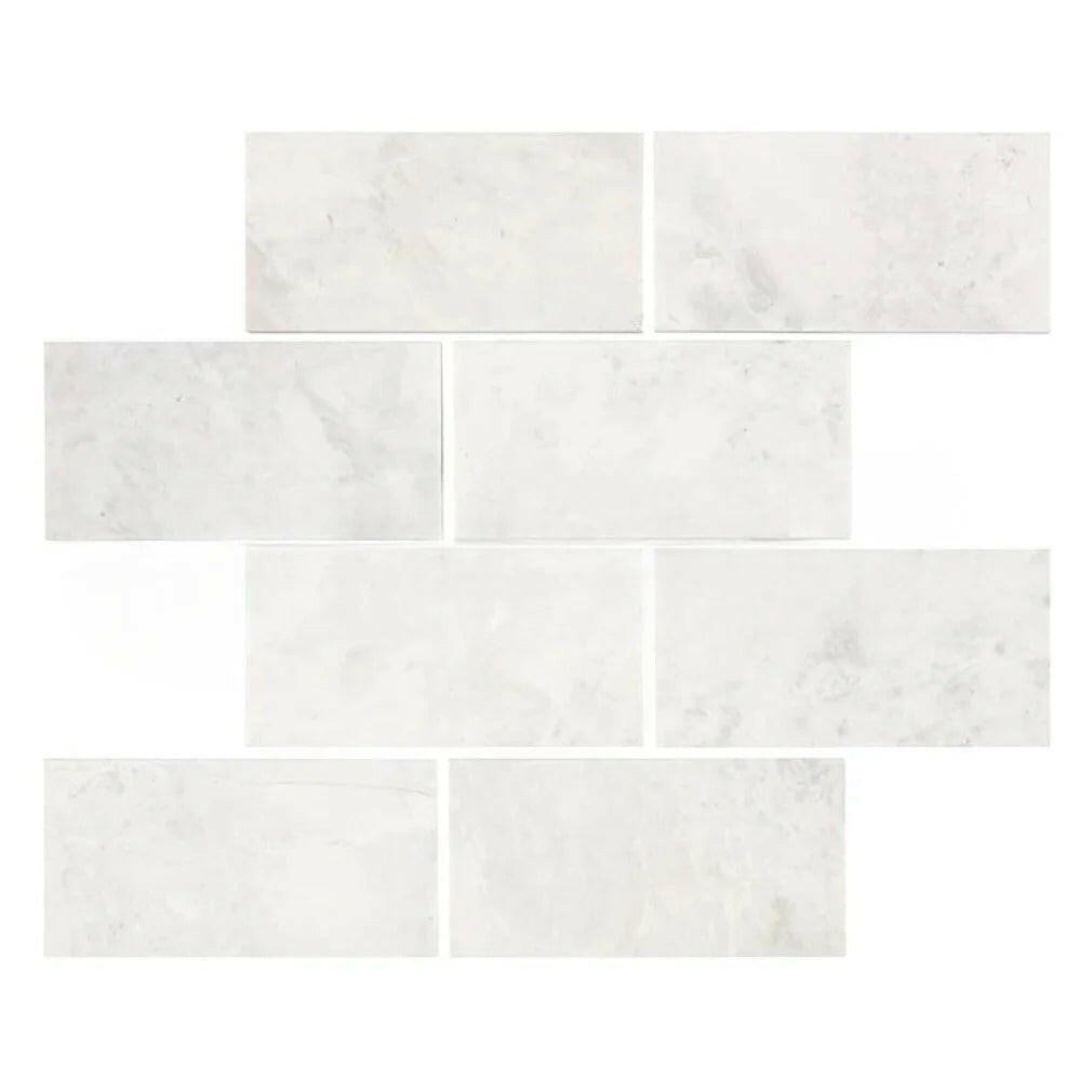 3 X 6 Bianco Congelato Dolomite Leathered Tile-Marble Tile-American Tile Depot