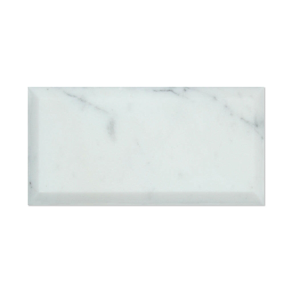 3 X 6 Calacatta Gold Marble Honed & Deep-Beveled Field Tile-Marble Tile-American Tile Depot