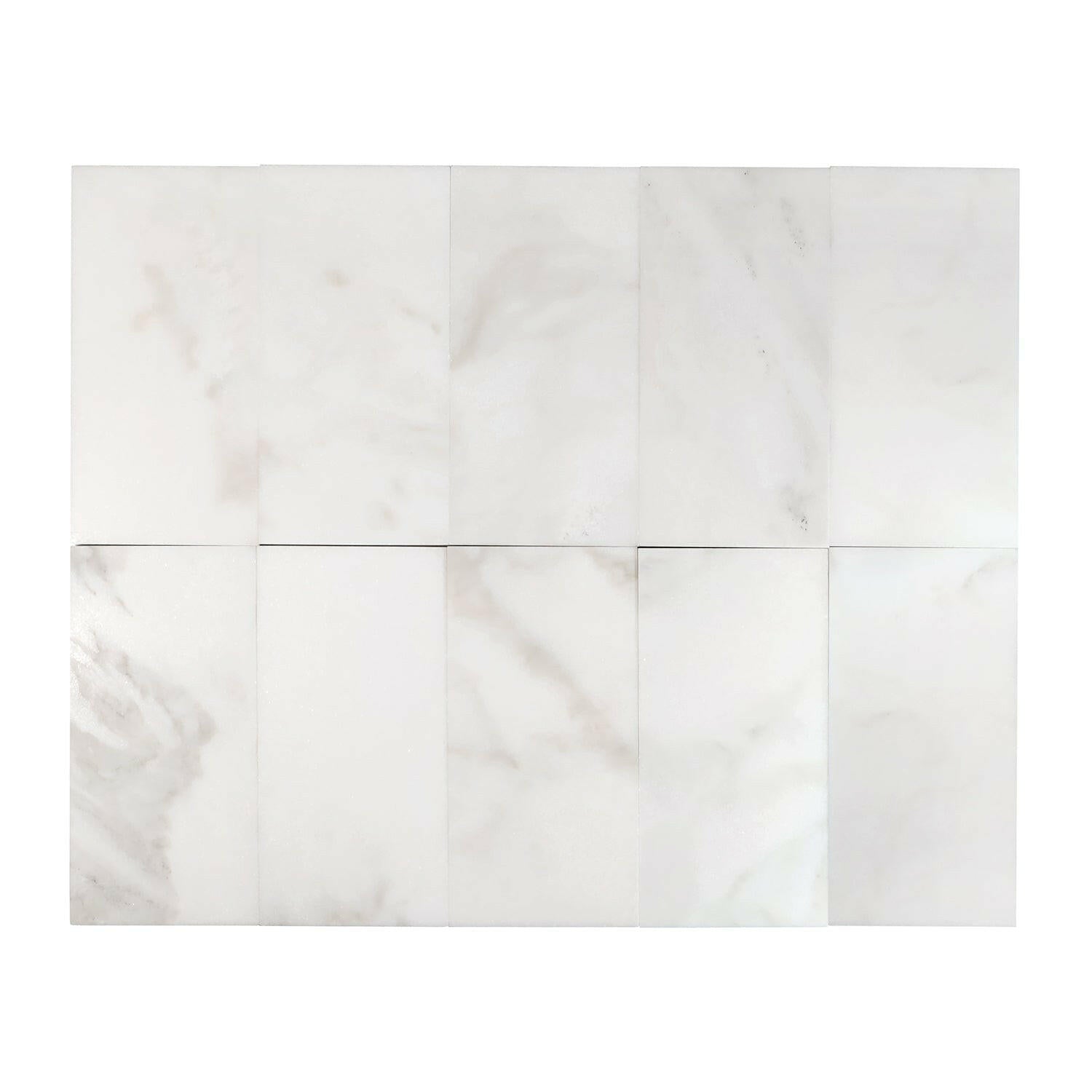 3 X 6 Calacatta Oliva Marble Polished Subway Brick Field Tile-Marble Tile-American Tile Depot