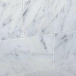 3 X 6 Carrara White Marble Honed Subway Brick Field Tile-Marble Tile-American Tile Depot