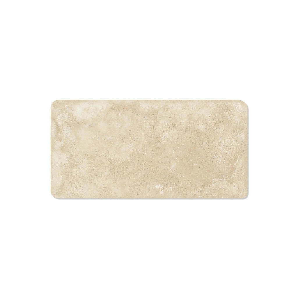 3 X 6 Durango Cream Travertine Tumbled Subway Brick Field Tile-Travertine Tile-American Tile Depot