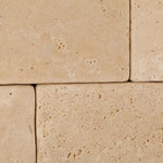 3 X 6 Ivory Travertine Tumbled Subway Brick Field Tile-Travertine Tile-American Tile Depot