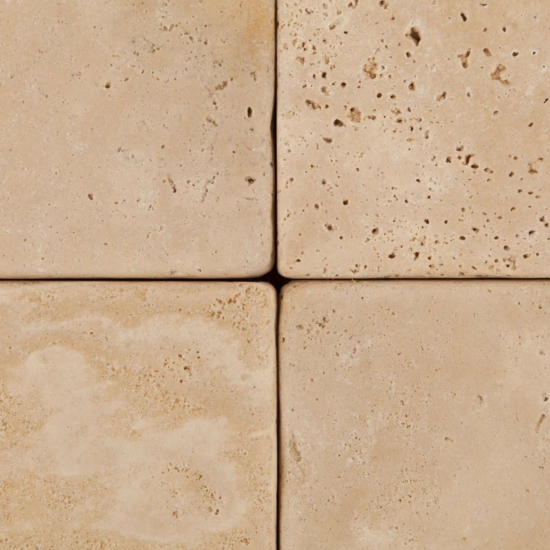 3 X 6 Ivory Travertine Tumbled Subway Brick Field Tile-Travertine Tile-American Tile Depot