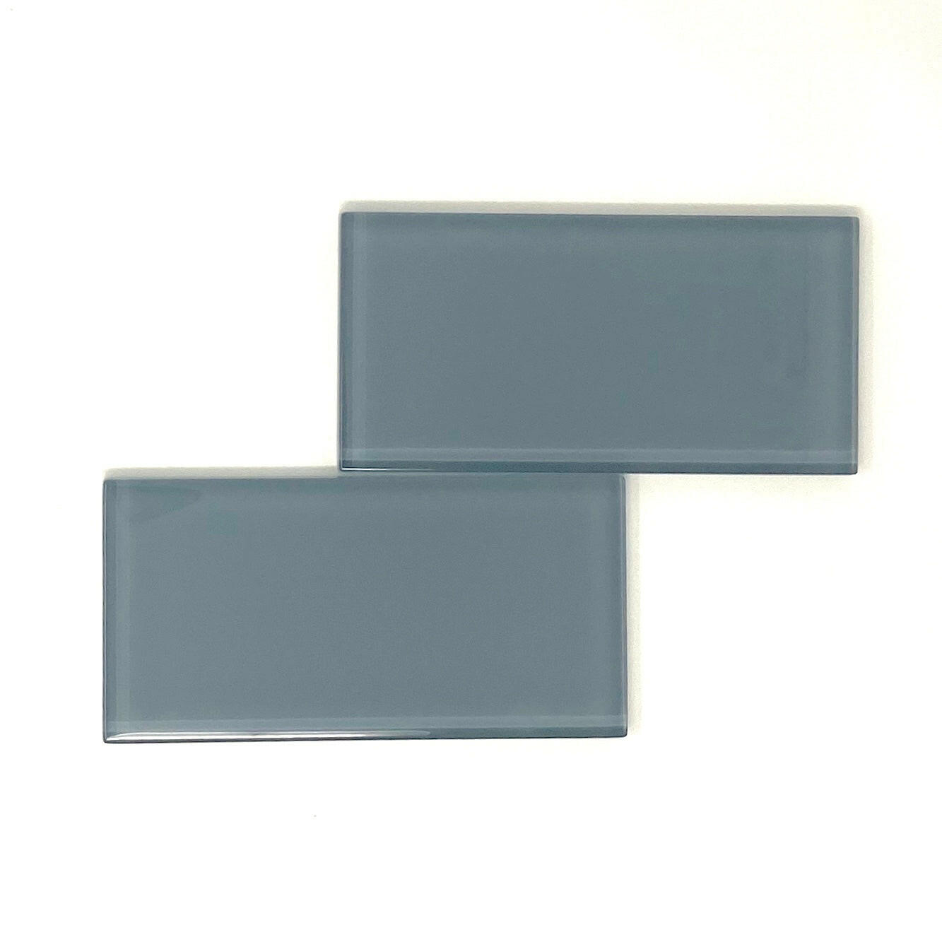 3 X 6 Ocean Blue Glass Subway Tile - Rainbow Series-Glass Tile-American Tile Depot