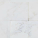 3 X 6 Oriental White / Asian Statuary Marble Honed Subway Brick Field Tile-Marble Tile-American Tile Depot