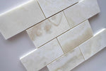 3 X 6 Premium White Onyx CROSS-CUT Polished Subway Brick Field Tile-Onyx Tile-American Tile Depot