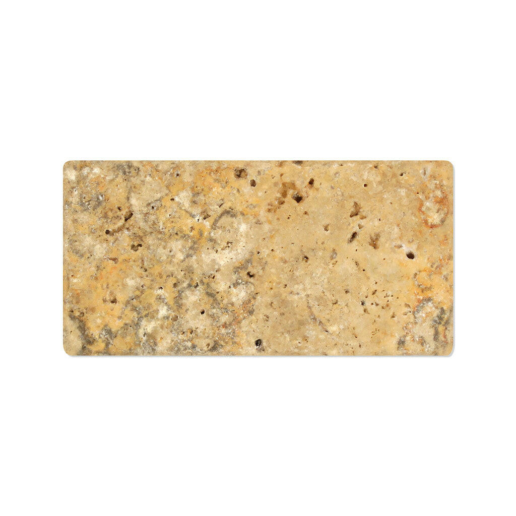 3 X 6 Scabos Travertine Tumbled Subway Brick Field Tile-Travertine Tile-American Tile Depot