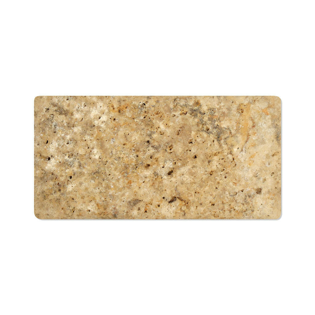 3 X 6 Scabos Travertine Tumbled Subway Brick Field Tile-Travertine Tile-American Tile Depot