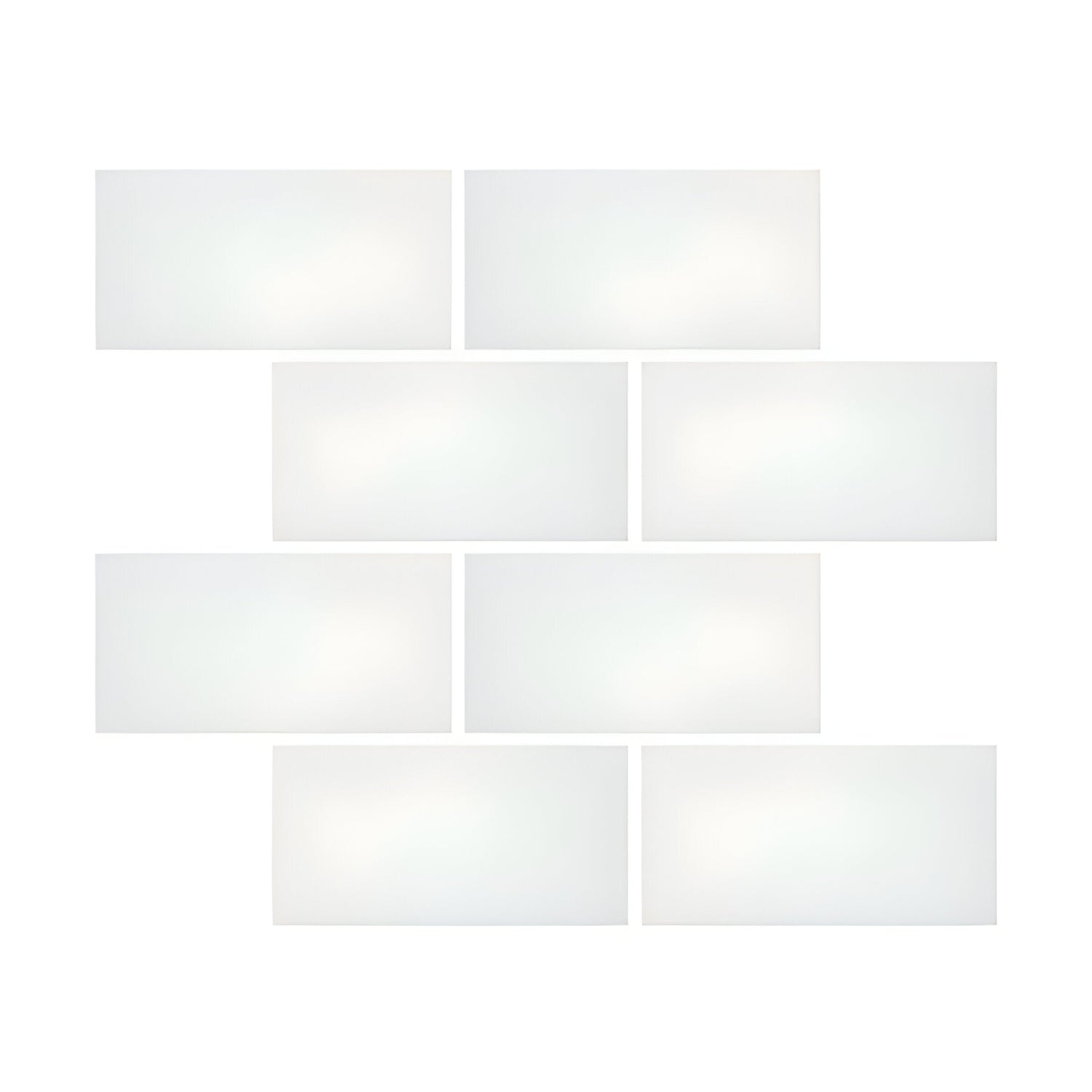 3 X 6 Thassos White Marble Honed Subway Brick Field Tile-Marble Tile-American Tile Depot