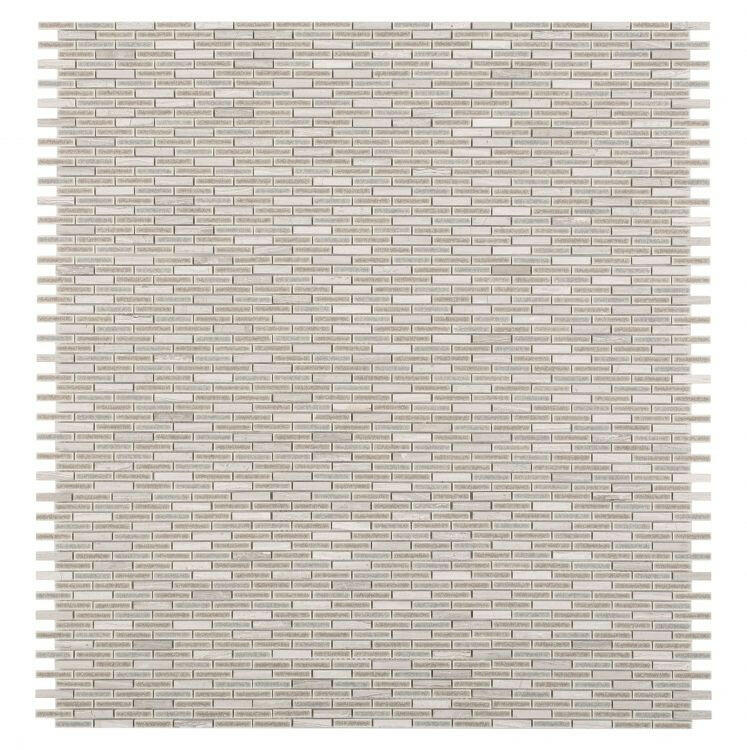 3/8 x 2 Garnet Linear Bridesmaids Mosaic Wall Tile-Mixed Mosaic-American Tile Depot