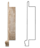 Durango Cream Travertine Hand-Made Custom Shampoo Niche / Shelf - LARGE - Honed