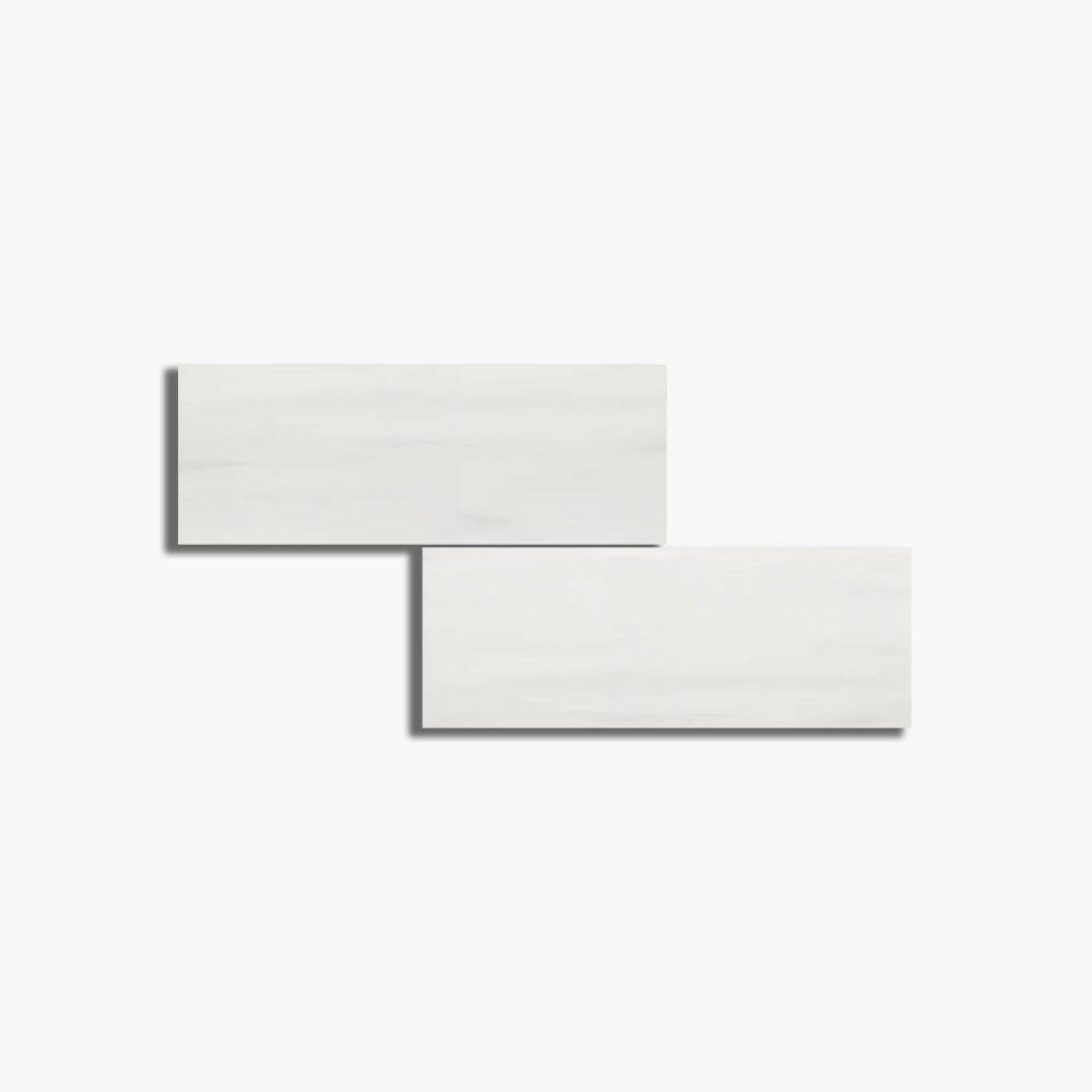 4 X 12 Bianco Dolomite Honed Marble Field Tile-Marble Tile-American Tile Depot