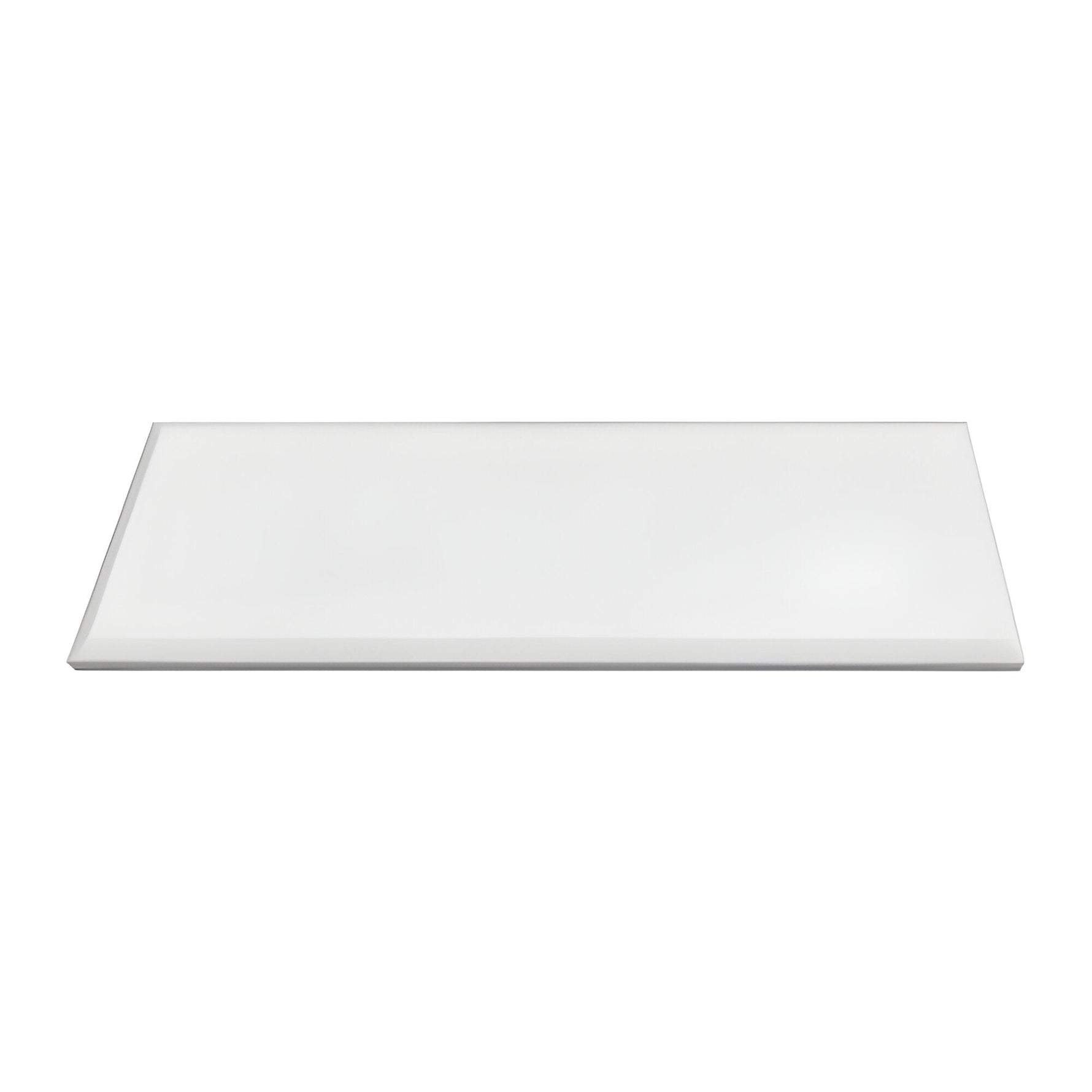 4 X 12 Bianco Dolomite Polished & Beveled Marble Field Tile-Marble Tile-American Tile Depot