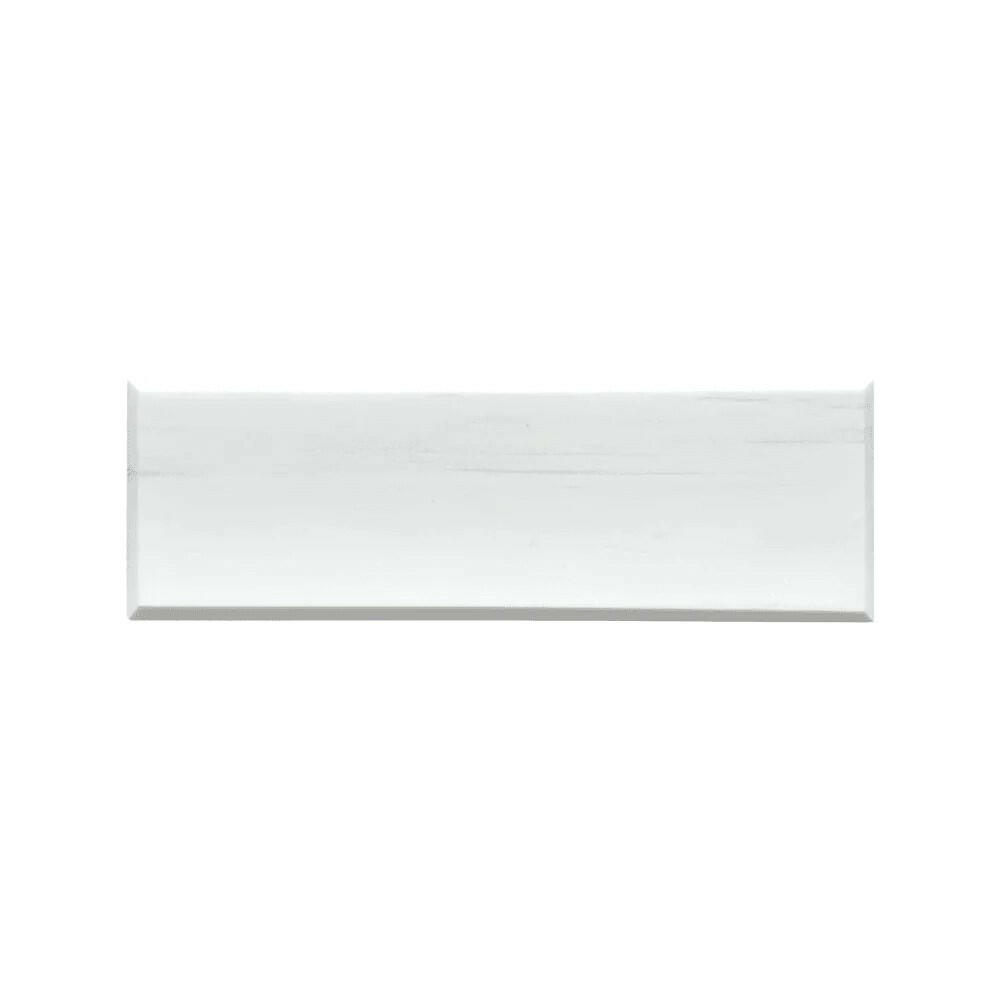 4 X 12 Bianco Dolomite Polished & Beveled Marble Field Tile-Marble Tile-American Tile Depot