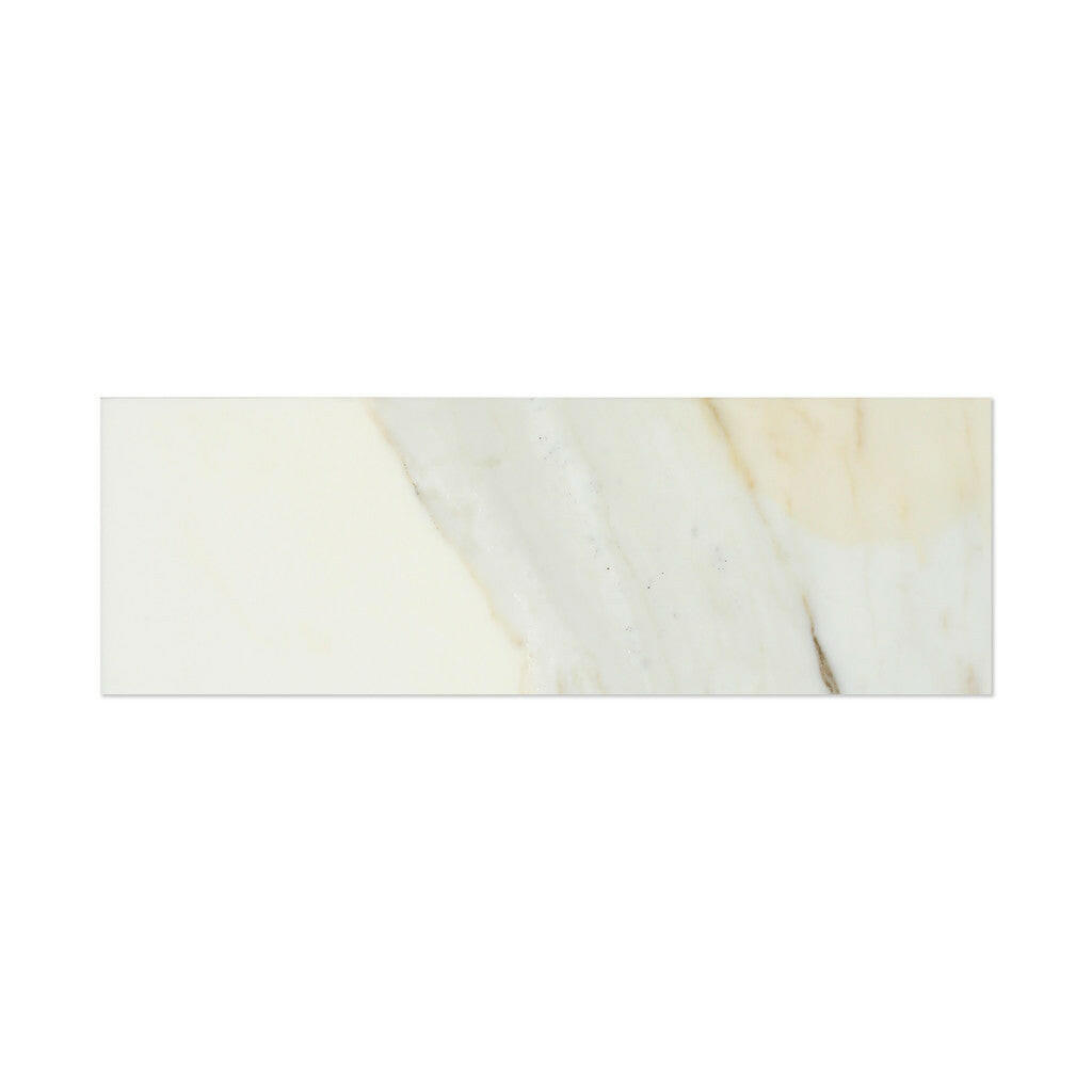 4 X 12 Calacatta Gold Marble Honed Field Tile-Marble Tile-American Tile Depot