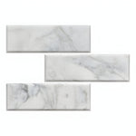 4 X 12 Calacatta Oliva Marble Polished & Beveled Field Tile-Marble Tile-American Tile Depot