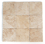 4 X 4 Cappuccino Marble Tumbled Field Tile-Marble Tile-American Tile Depot