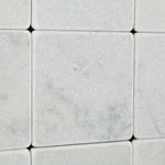 4 X 4 Carrara White Marble Tumbled Field Tile-Marble Tile-American Tile Depot