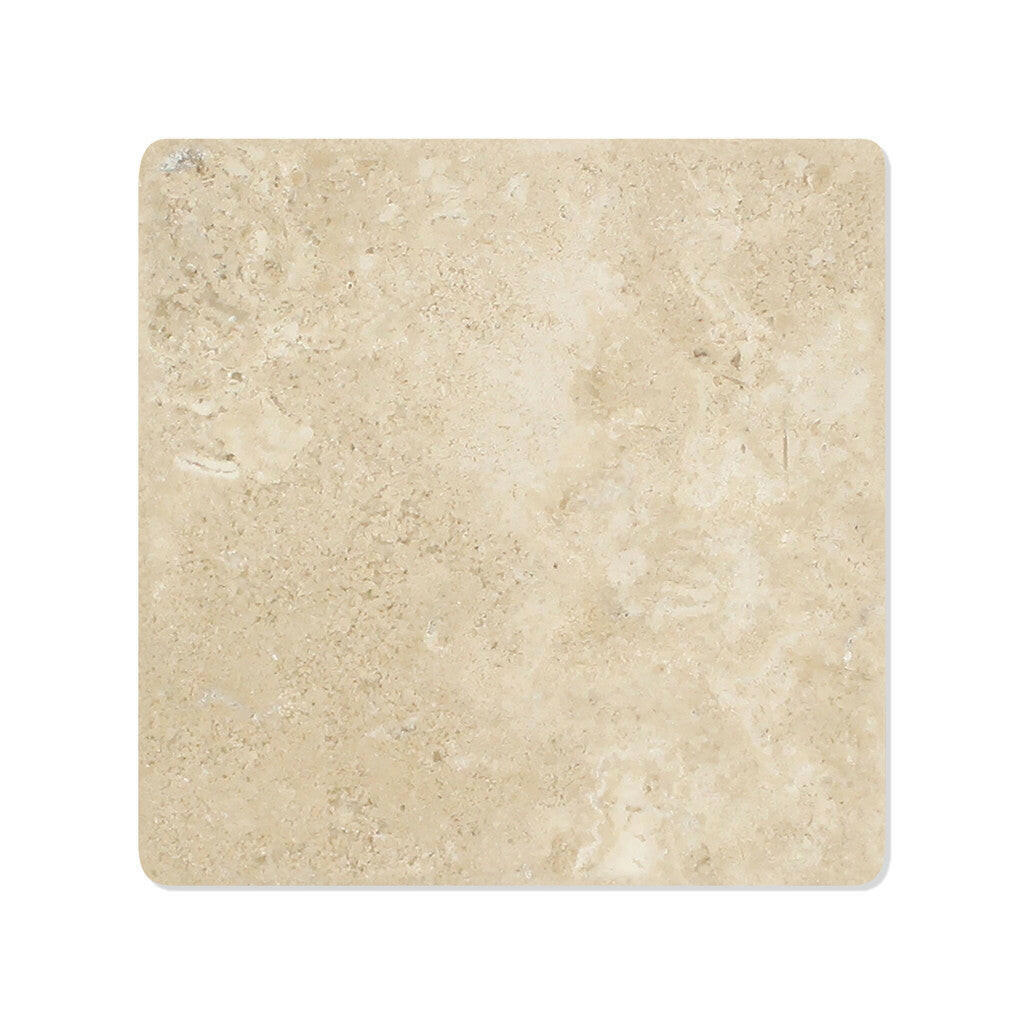 4 X 4 Durango Cream Travertine Tumbled Field Tile-Travertine Tile-American Tile Depot