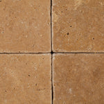 4 X 4 Noce Travertine Tumbled Field Tile-Travertine Tile-American Tile Depot