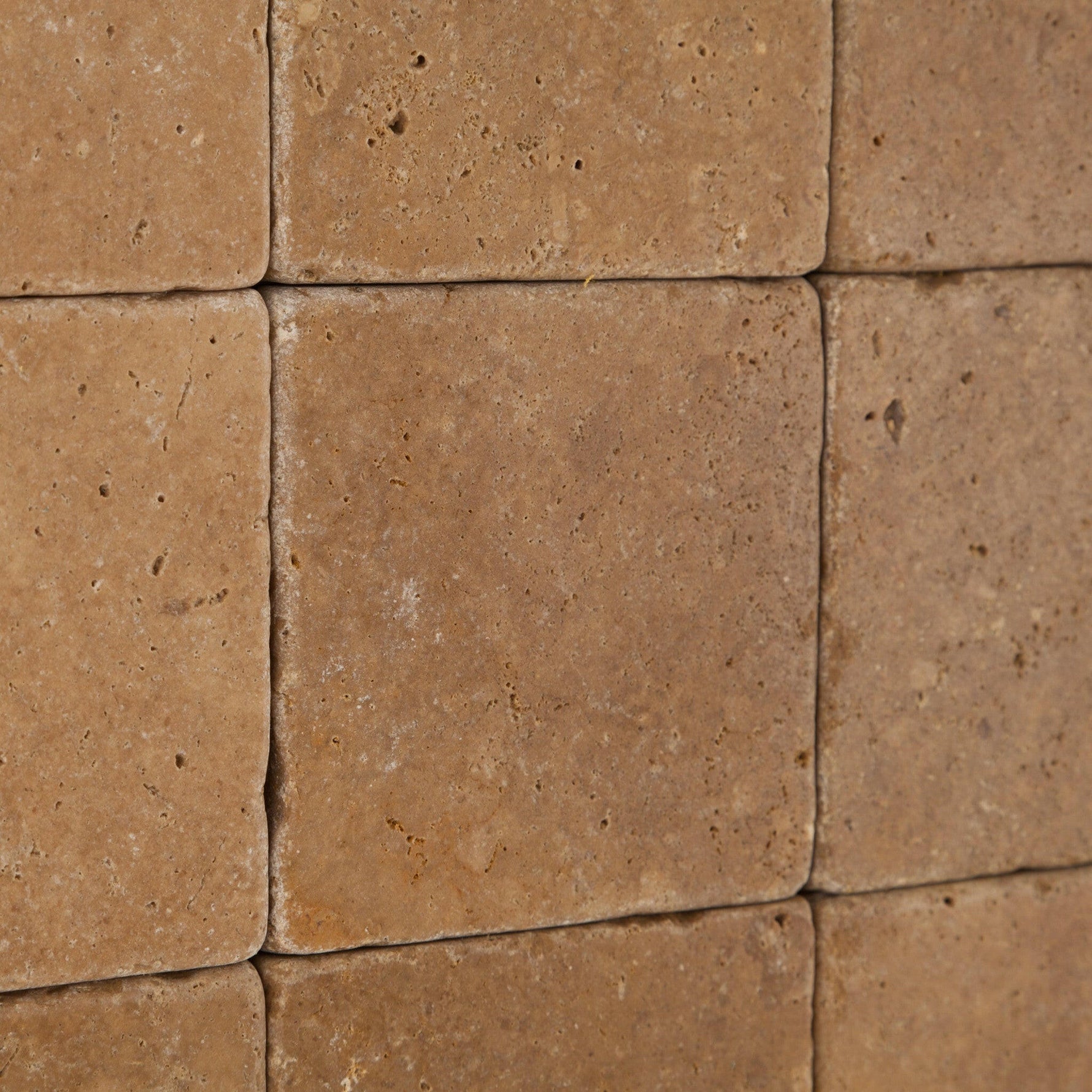 4 X 4 Noce Travertine Tumbled Field Tile-Travertine Tile-American Tile Depot