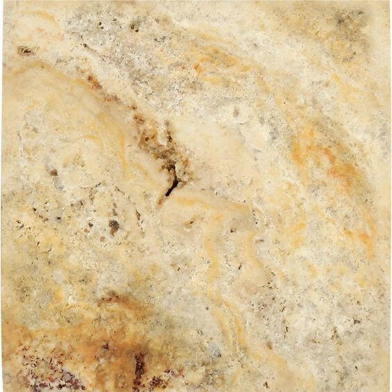 4 X 4 Scabos Travertine CNC Arched Field Tile-Travertine Mosaic-American Tile Depot