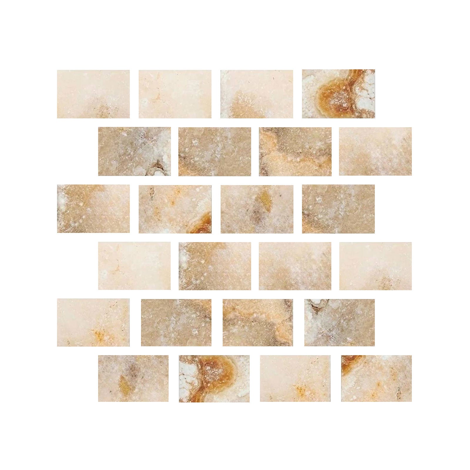 4 X 6 Antico Onyx Travertine Filled & Honed Tile-Travertine Mosaic-American Tile Depot