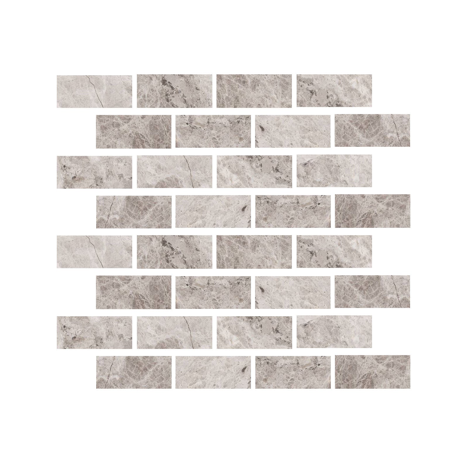 4 X 6 Tundra Gray (Atlantic Gray) Marble Polished Tile-Marble Mosaic-American Tile Depot