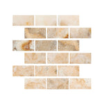 4 X 8 Antico Onyx Travertine Filled & Honed Tile-Travertine Mosaic-American Tile Depot