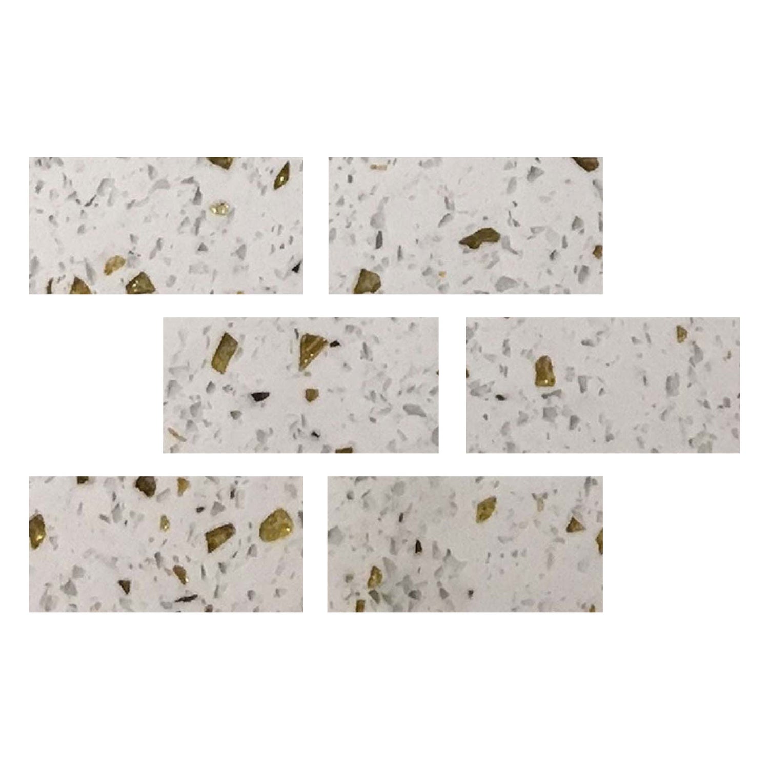 4 X 8 Terrazzo Gold Marble Polished Field Tile