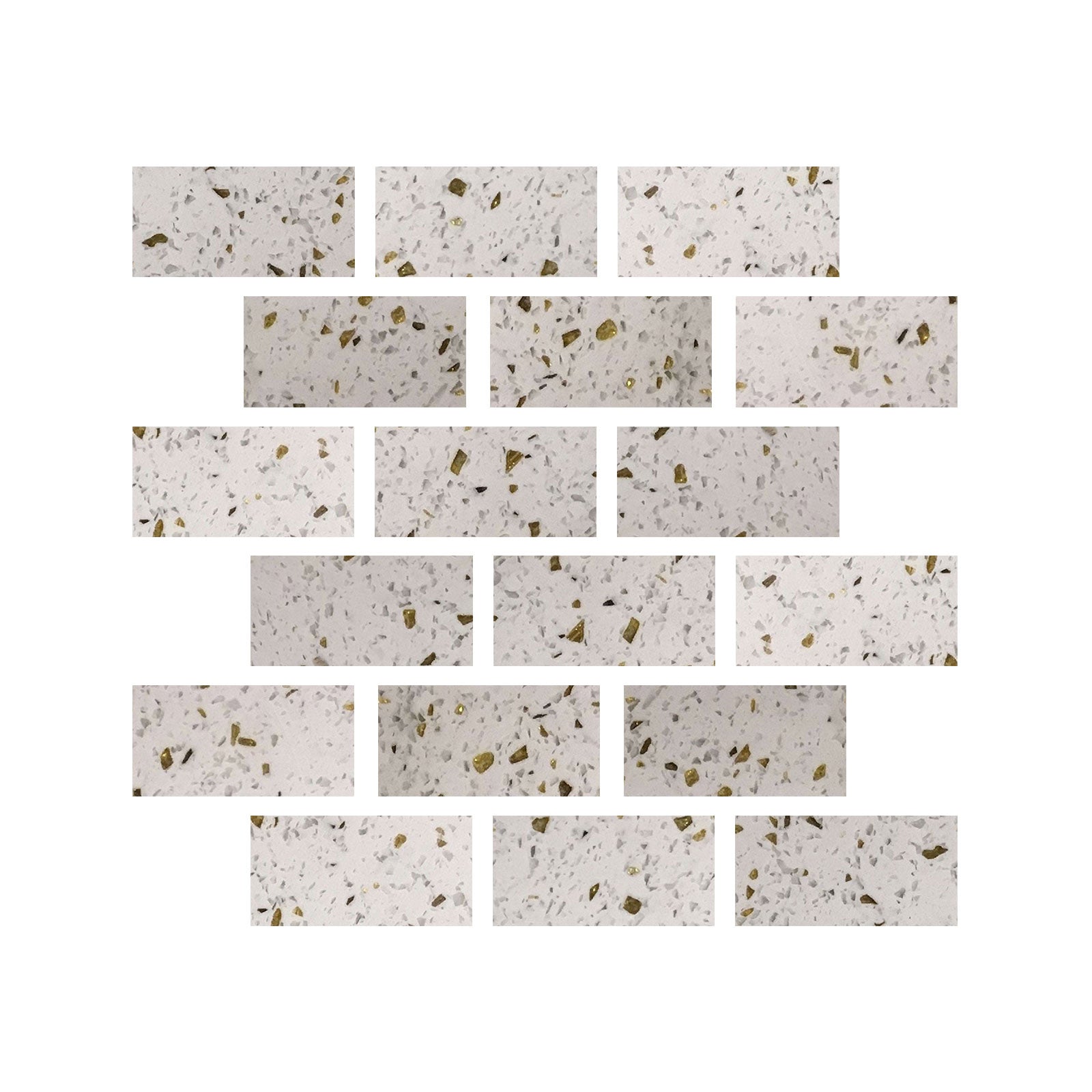 4 X 8 Terrazzo Gold Marble Polished Field Tile-Marble Mosaic-American Tile Depot