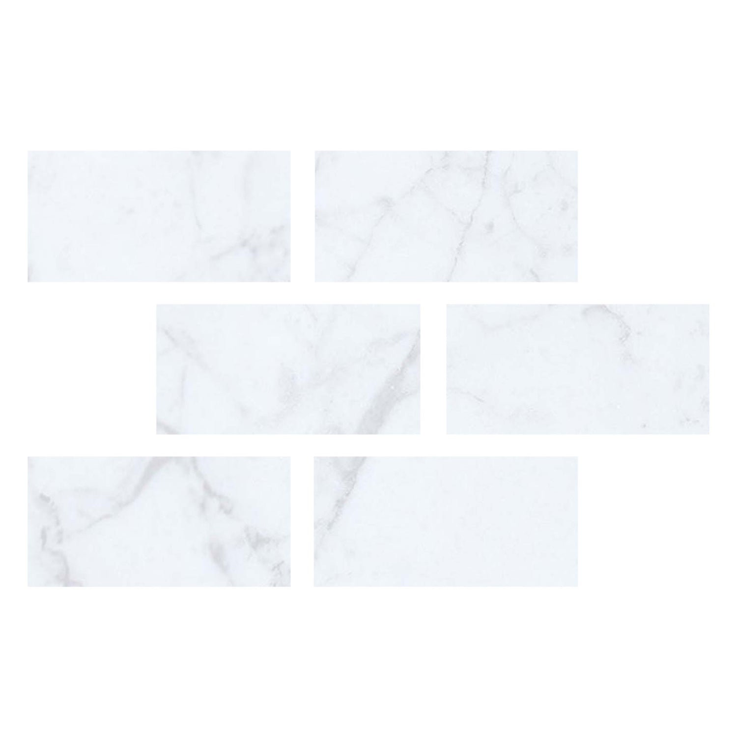 4 X 8 Carrara White Marble Honed Field Tile