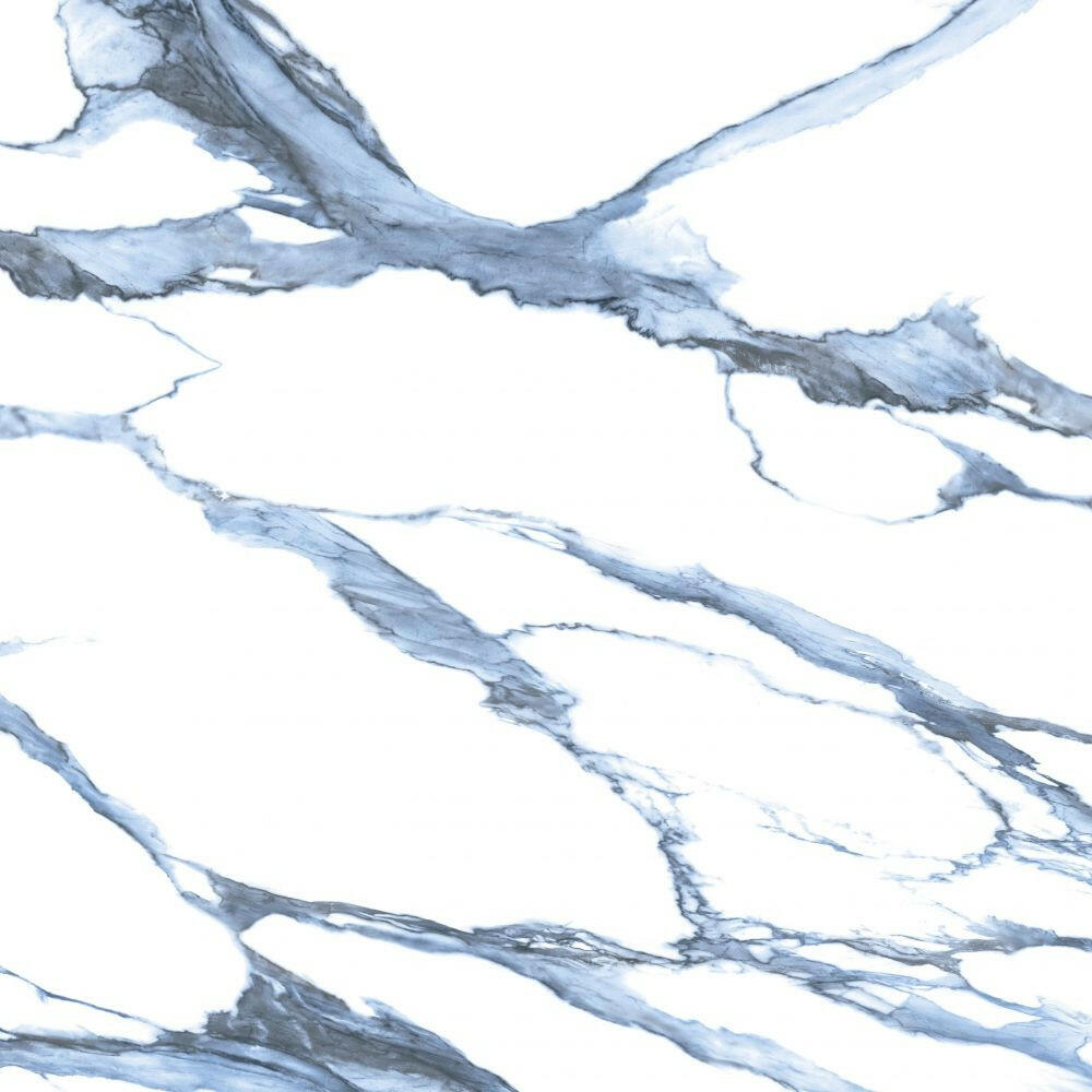 48 X 48 Calacatta Blue Matte Marble Look Porcelain Tile-PORCELAIN-Large Format-American Tile Depot