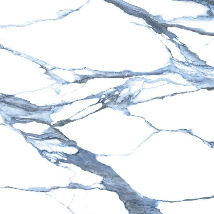 48 X 48 Calacatta Blue Matte Marble Look Porcelain Tile-PORCELAIN-Large Format-American Tile Depot