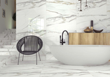 12 X 24 Emporio Calacatta Matte Marble Look Porcelain Tile