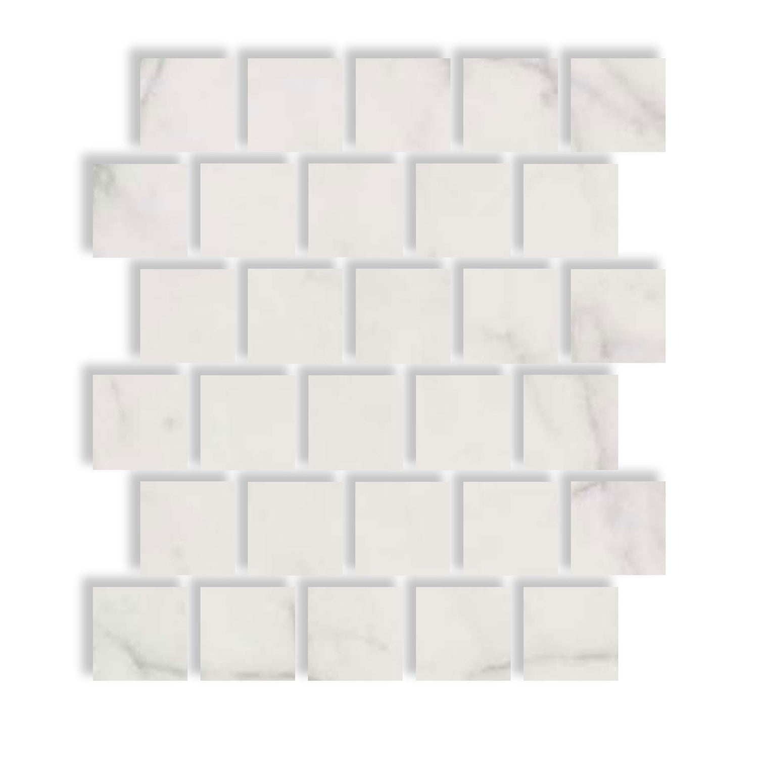 3 X 3 Italian Statuary White Marble Honed Tile