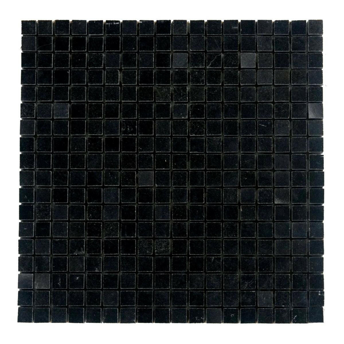 5/8 X 5/8 Absolute Black Granite Polished Mosaic Tile-Granite Mosaic-American Tile Depot