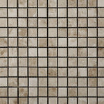 5/8 X 5/8 Cappuccino Marble Polished Mosaic Tile-Marble Mosaic-American Tile Depot