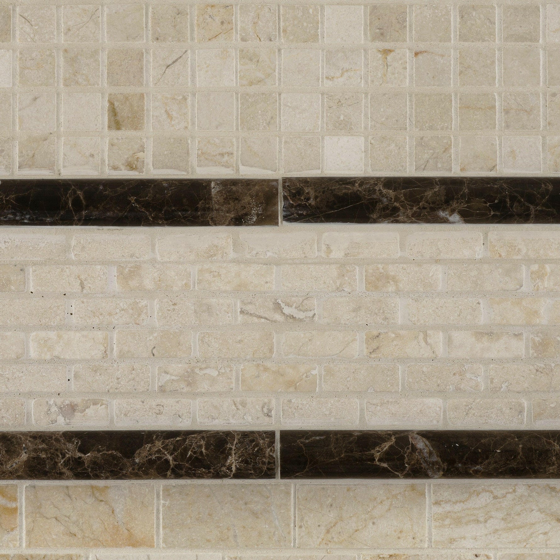 5/8 X 5/8 Crema Marfil Marble Polished Mosaic Tile-Marble Mosaic-American Tile Depot