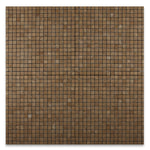 5/8 X 5/8 Noce Travertine Tumbled Mosaic Tile-Travertine Mosaic-American Tile Depot