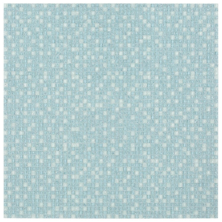 5/8 x 5/8 Iceberg Ocean Mini Square Glass Mosaic Wall Tile-Glass Mosaic-American Tile Depot